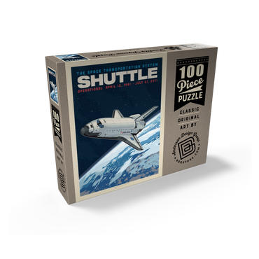 NASA 1981: Space Shuttle, Vintage Poster 100 Jigsaw Puzzle box view2