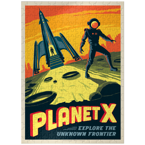 puzzleplate Planet X, Vintage Poster 300 Jigsaw Puzzle
