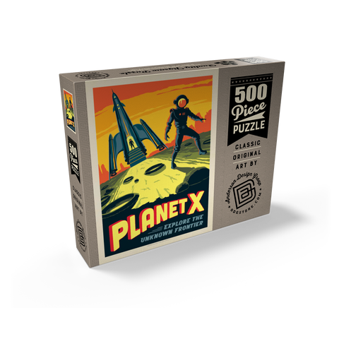 Planet X, Vintage Poster 500 Jigsaw Puzzle box view2
