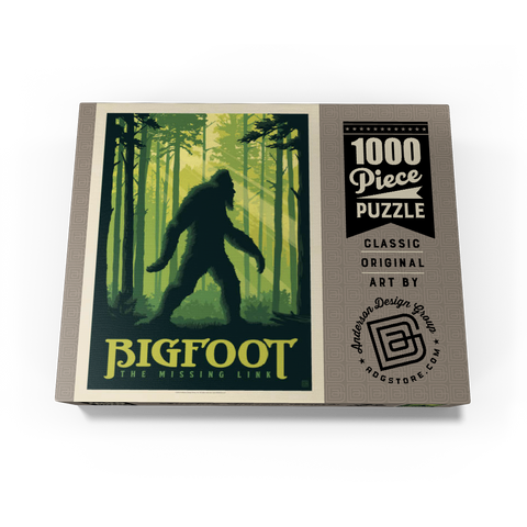 Bigfoot: The Missing Link, Vintage Poster 1000 Jigsaw Puzzle box view3