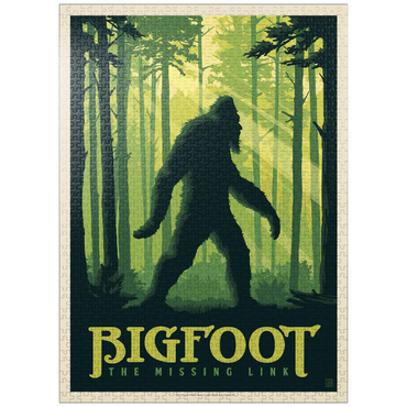 puzzleplate Bigfoot: The Missing Link, Vintage Poster 1000 Jigsaw Puzzle