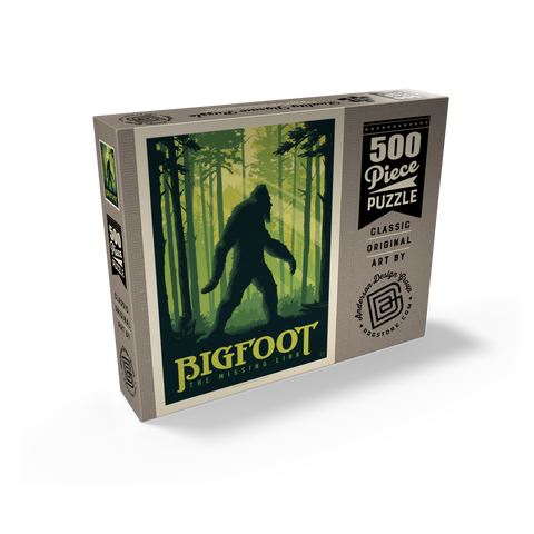 Bigfoot: The Missing Link, Vintage Poster 500 Jigsaw Puzzle box view2