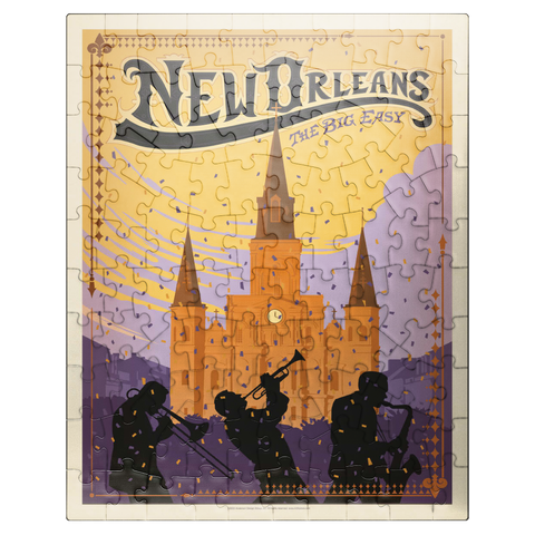 puzzleplate New Orleans: The Big Easy, Vintage Poster 100 Jigsaw Puzzle