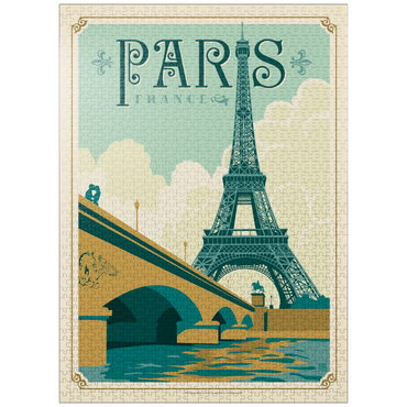 puzzleplate France: Paris, Vintage Poster 1000 Jigsaw Puzzle