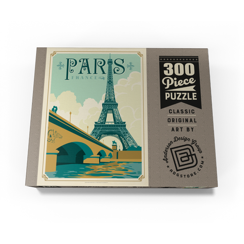 France: Paris, Vintage Poster 300 Jigsaw Puzzle box view3