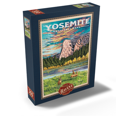 Yosemite National Park - The Grand View of El Capitan, Vintage Travel Poster 300 Jigsaw Puzzle box view2