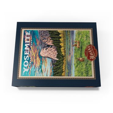 Yosemite National Park - The Grand View of El Capitan, Vintage Travel Poster 300 Jigsaw Puzzle box view3