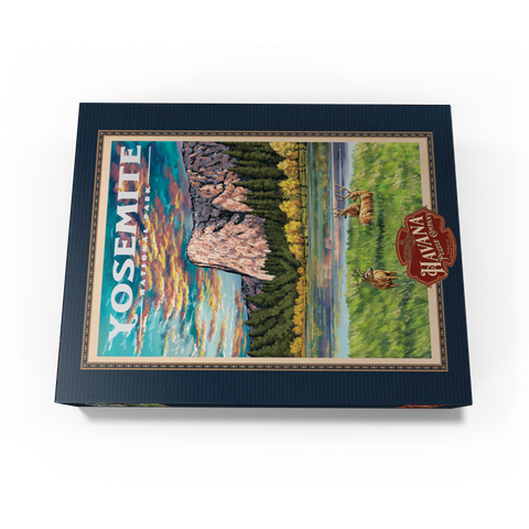 Yosemite National Park - The Grand View of El Capitan, Vintage Travel Poster 300 Jigsaw Puzzle box view3