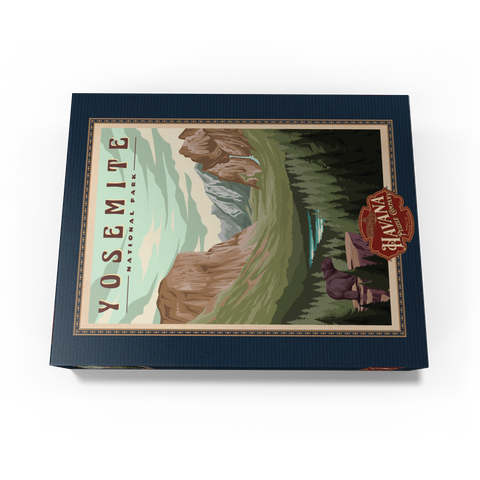 Yosemite National Park - Yosemite Valley, Vintage Travel Poster 300 Jigsaw Puzzle box view3