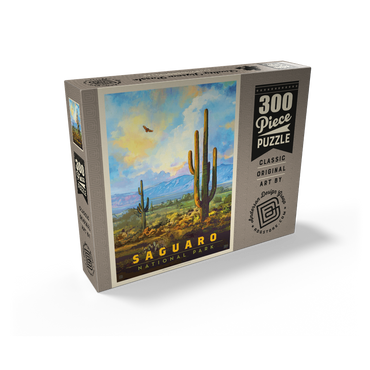 Saguaro National Park: Desert Daybreak, Vintage Poster 300 Jigsaw Puzzle box view2