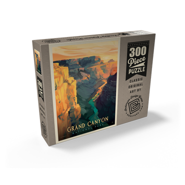 Grand Canyon National Park: Deep Shadows, Vintage Poster 300 Jigsaw Puzzle box view2