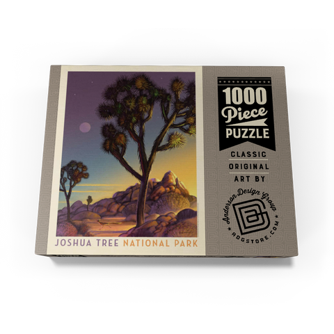 Joshua Tree National Park: Into The Evening, Vintage Poster 1000 Jigsaw Puzzle box view3
