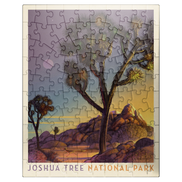 puzzleplate Joshua Tree National Park: Into The Evening, Vintage Poster 100 Jigsaw Puzzle
