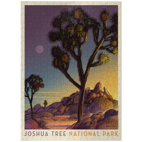 puzzleplate Joshua Tree National Park: Into The Evening, Vintage Poster 300 Jigsaw Puzzle