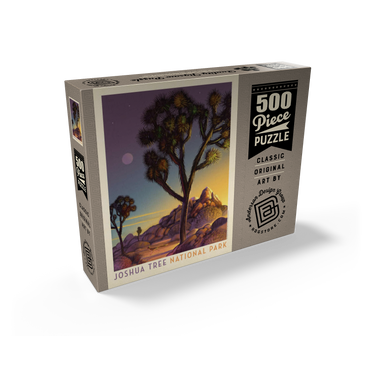 Joshua Tree National Park: Into The Evening, Vintage Poster 500 Jigsaw Puzzle box view2