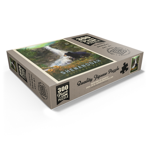 Shenandoah National Park: Bear Family, Vintage Poster 300 Jigsaw Puzzle box view1