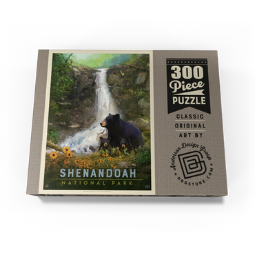 Shenandoah National Park: Bear Family, Vintage Poster 300 Jigsaw Puzzle box view3