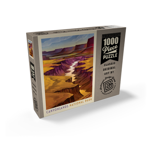 Canyonlands National Park: River View, Vintage Poster 1000 Jigsaw Puzzle box view2