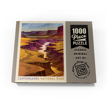 Canyonlands National Park: River View, Vintage Poster 1000 Jigsaw Puzzle box view3