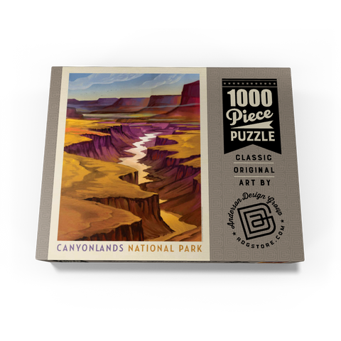 Canyonlands National Park: River View, Vintage Poster 1000 Jigsaw Puzzle box view3