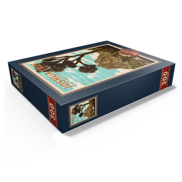 Joshua Tree National Park - Where Trees Thrive in the Desert, Vintage Travel Poster 300 Jigsaw Puzzle box view1