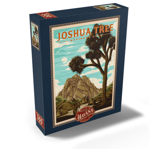 Joshua Tree National Park - Where Trees Thrive in the Desert, Vintage Travel Poster 300 Jigsaw Puzzle box view2