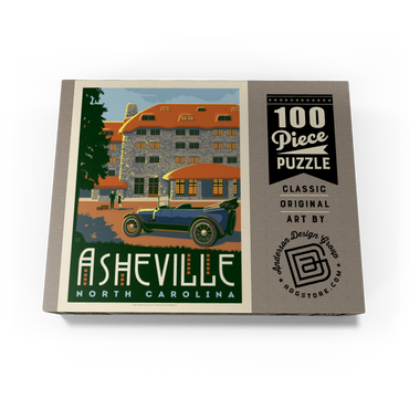 Asheville: North Carolina, Vintage Poster 100 Jigsaw Puzzle box view3