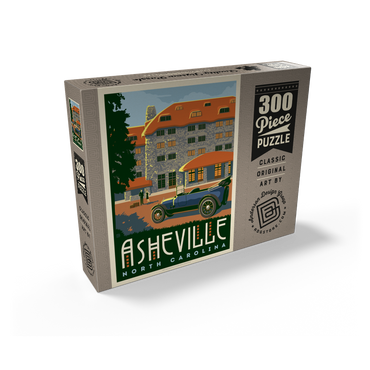 Asheville: North Carolina, Vintage Poster 300 Jigsaw Puzzle box view2