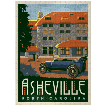 puzzleplate Asheville: North Carolina, Vintage Poster 300 Jigsaw Puzzle