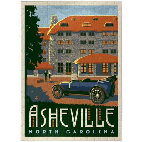puzzleplate Asheville: North Carolina, Vintage Poster 300 Jigsaw Puzzle