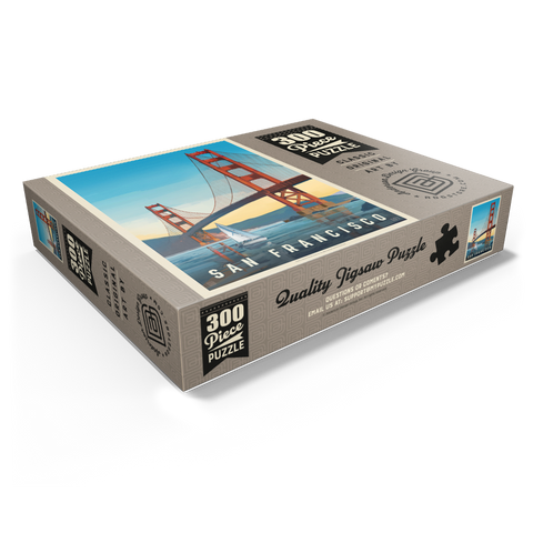 San Francisco: Under The Golden Gate, Vintage Poster 300 Jigsaw Puzzle box view1