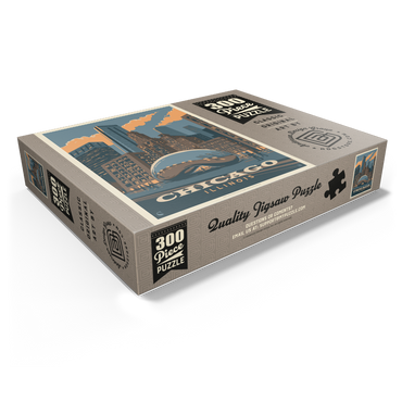 Chicago, IL: Magic Bean, Vintage Poster 300 Jigsaw Puzzle box view1