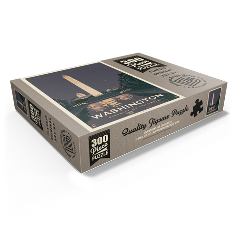 Washington DC: Reflections Of Freedom, Vintage Poster 300 Jigsaw Puzzle box view1