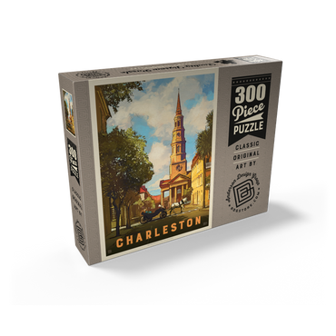 Charleston, South Carolina: St Philip's Church, Vintage Poster 300 Jigsaw Puzzle box view2