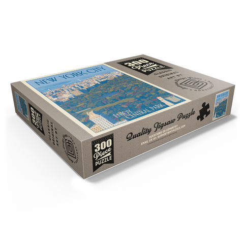 New York City: Enjoy Central Park, Vintage Poster 300 Jigsaw Puzzle box view1