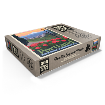 Portland, Oregon: City Of Roses, Vintage Poster 300 Jigsaw Puzzle box view1