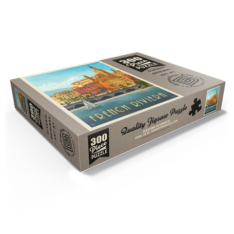 France: French Riviera, Vintage Poster 300 Jigsaw Puzzle box view1