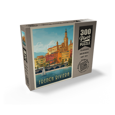 France: French Riviera, Vintage Poster 300 Jigsaw Puzzle box view2
