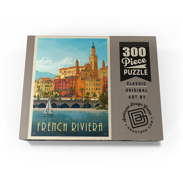 France: French Riviera, Vintage Poster 300 Jigsaw Puzzle box view3