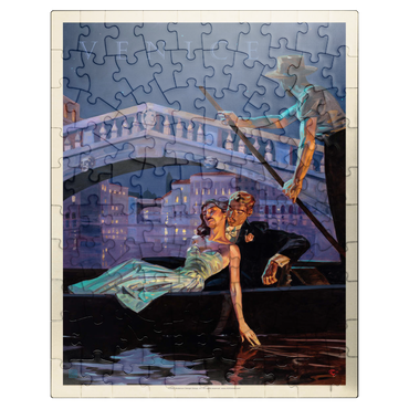 puzzleplate Italy: An Evening in Venice, Vintage Poster 100 Jigsaw Puzzle