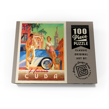 Cuba: Havana Shade, Vintage Poster 100 Jigsaw Puzzle box view3
