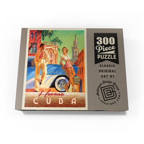 Cuba: Havana Shade, Vintage Poster 300 Jigsaw Puzzle box view3