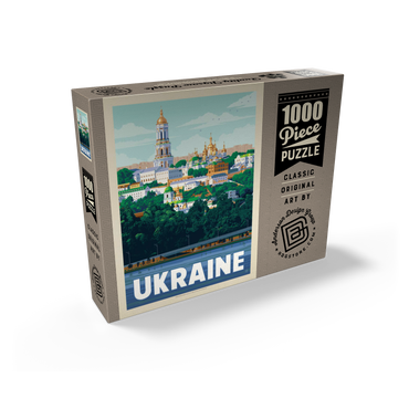 Ukraine: Kiev, Vintage Poster 1000 Jigsaw Puzzle box view2