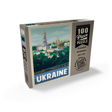 Ukraine: Kiev, Vintage Poster 100 Jigsaw Puzzle box view2