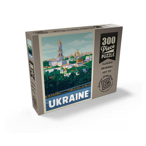 Ukraine: Kiev, Vintage Poster 300 Jigsaw Puzzle box view2