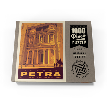 Jordan: Petra, Vintage Poster 1000 Jigsaw Puzzle box view3