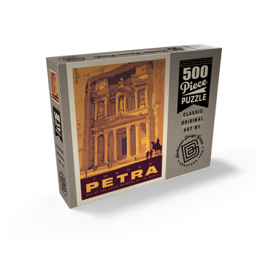Jordan: Petra, Vintage Poster 500 Jigsaw Puzzle box view2