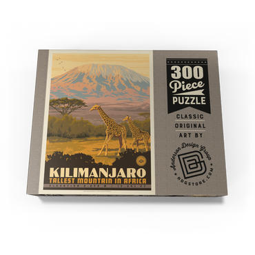 Kilimanjaro: Tallest Mountain in Africa, Vintage Poster 300 Jigsaw Puzzle box view3