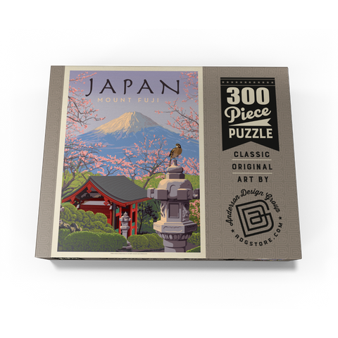 Japan: Mount Fuji, Vintage Poster 300 Jigsaw Puzzle box view3