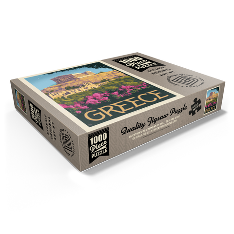 Greece: The Parthenon, Vintage Poster 1000 Jigsaw Puzzle box view1